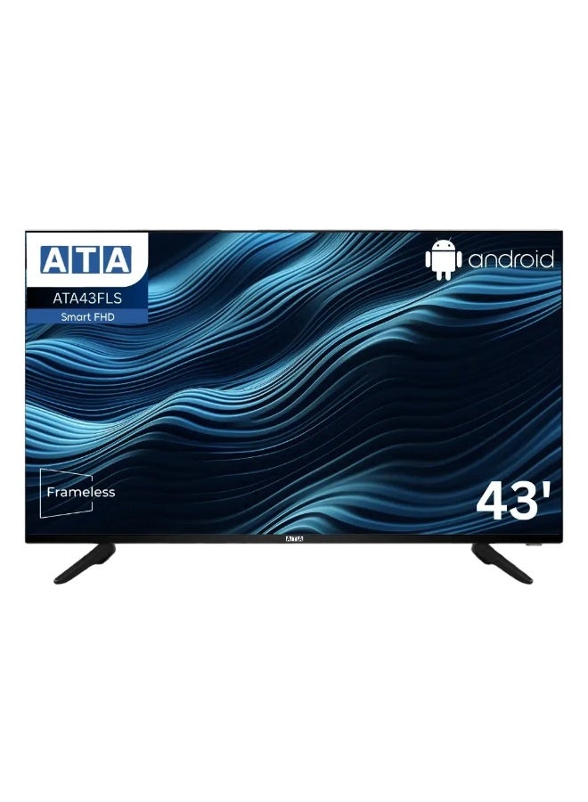 Ata 43 Inch Frameless Smart TV , FHD LED - ATA43FLS